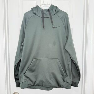Nike Men's Dark Gray Hoodie - Size XL